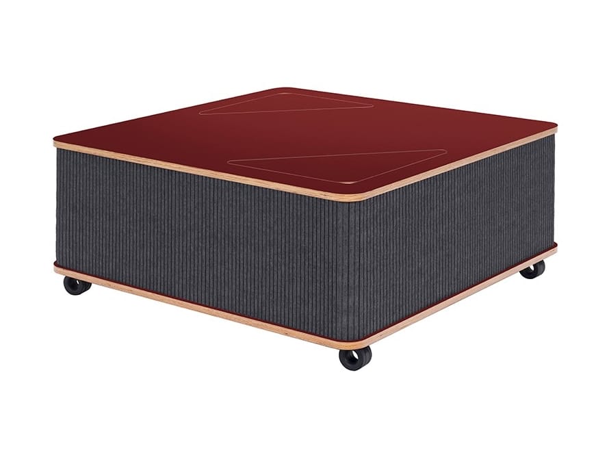 Низкий журнальный столик из войлока с колесами Askia THE CATCHER ARCH-00150503 - Вид №23