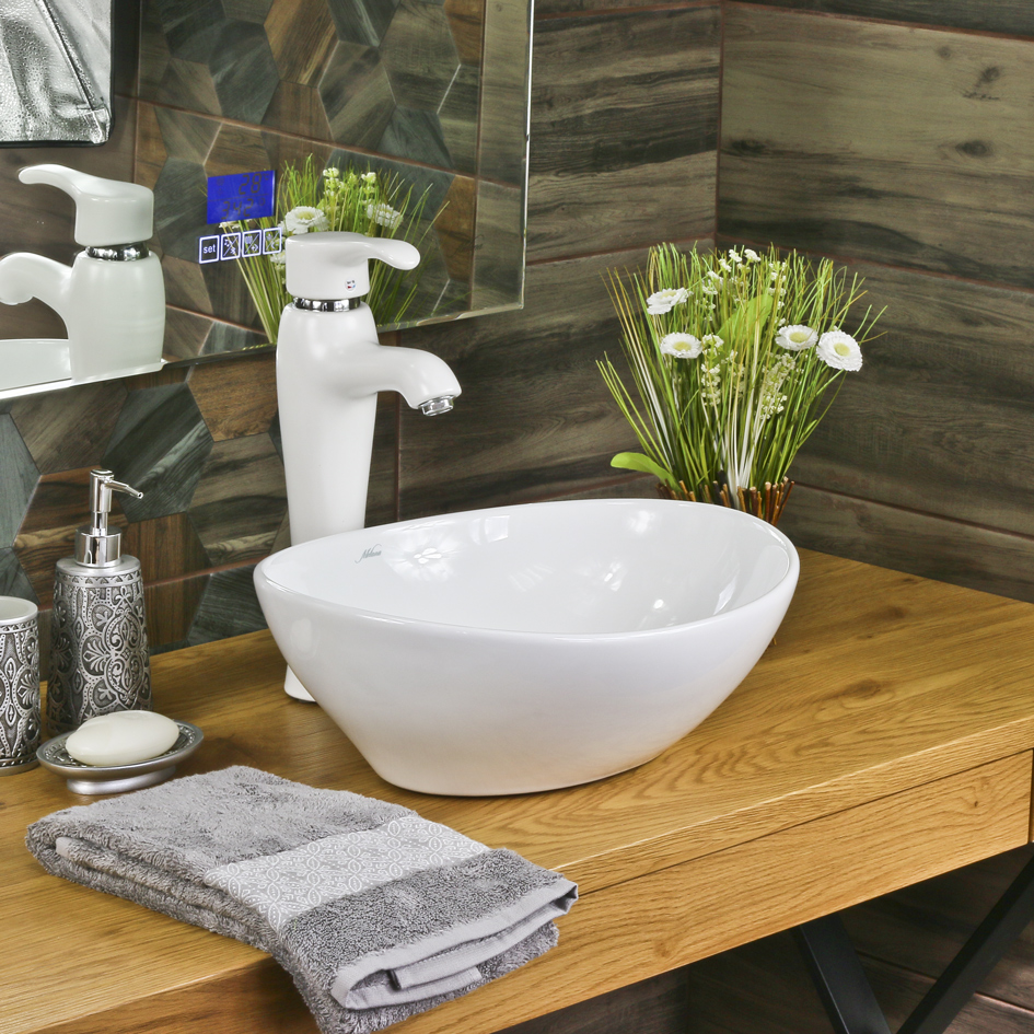 Накладная раковина melana mln-7138 7138-805 - Вид №2