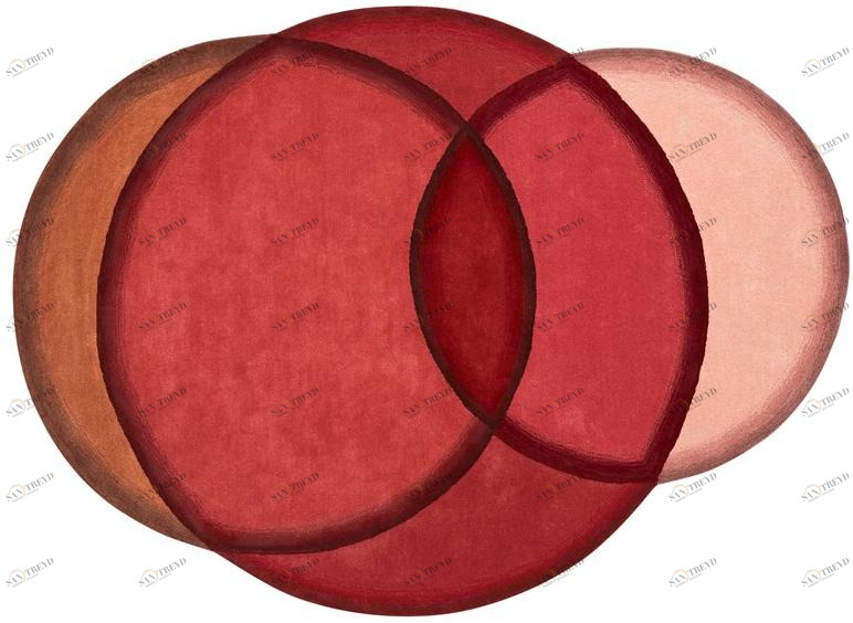 GAN Шерстяной коврик с геометрическими мотивами Crystal sun-id-1347880