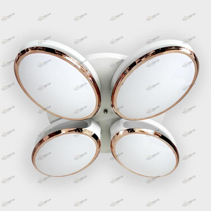 Потолочная светодиодная люстра Ambrella light Orbital Granule FG2024 WH 96W+40W D760 AMBRELLA LIGHT ORBITAL GRANULE 220099 Белый 