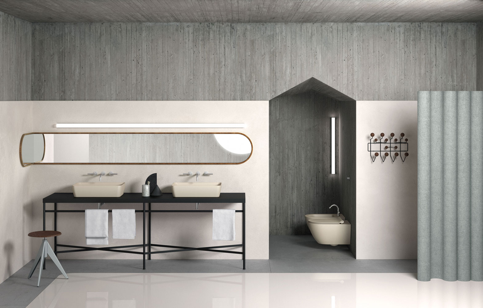 881508 Подвесной унитаз настенный Бежевый GSI ceramica  Италия  - Вид №3