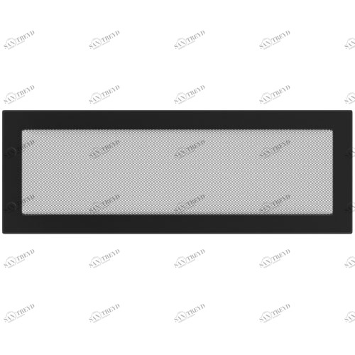 Вентиляционная решетка Kratki 17х49 (черная) 4157