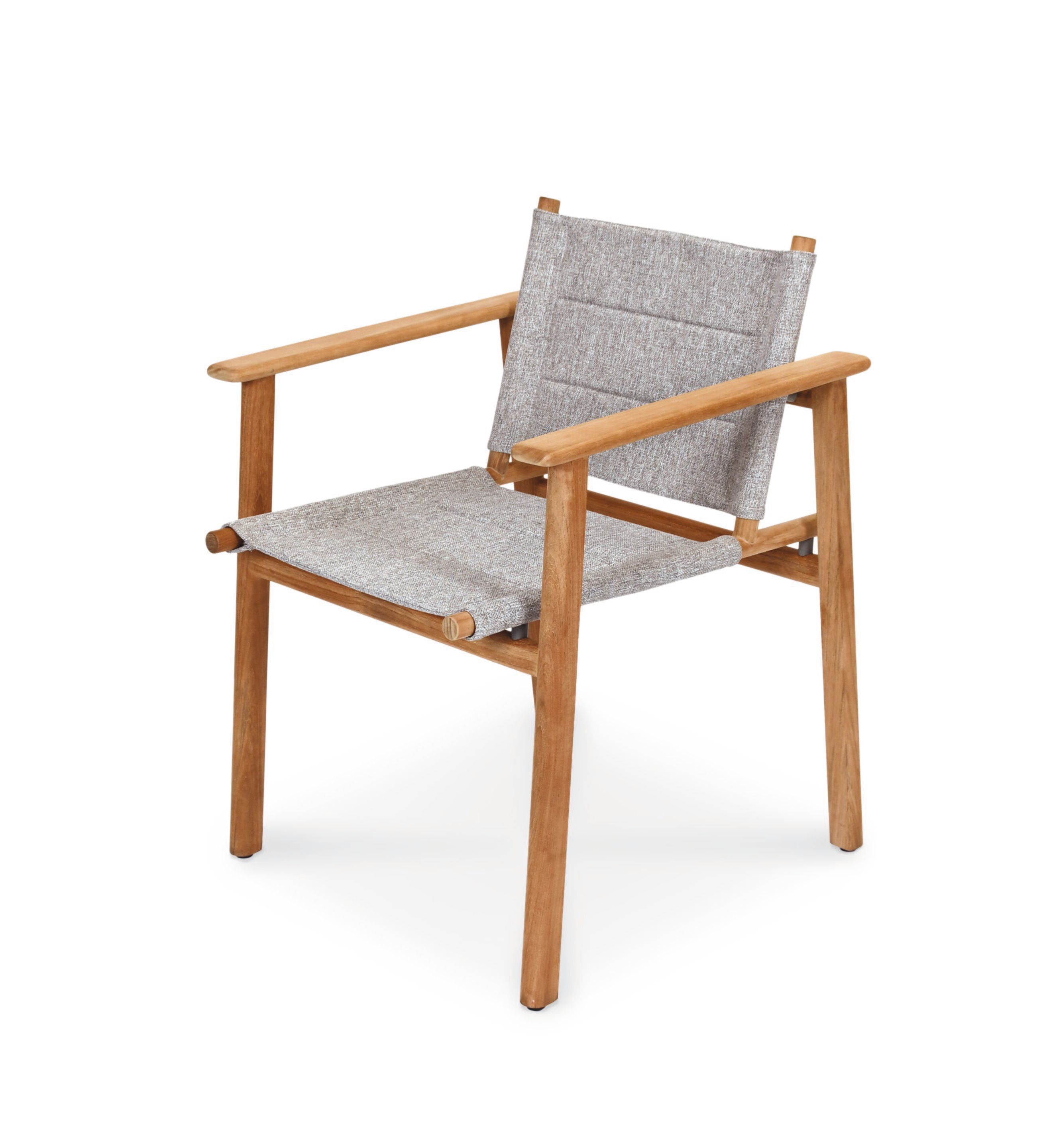 Стул из тикового дерева с подлокотниками FISCHER MÖBEL теннис ARCH-00012962 - Вид №1