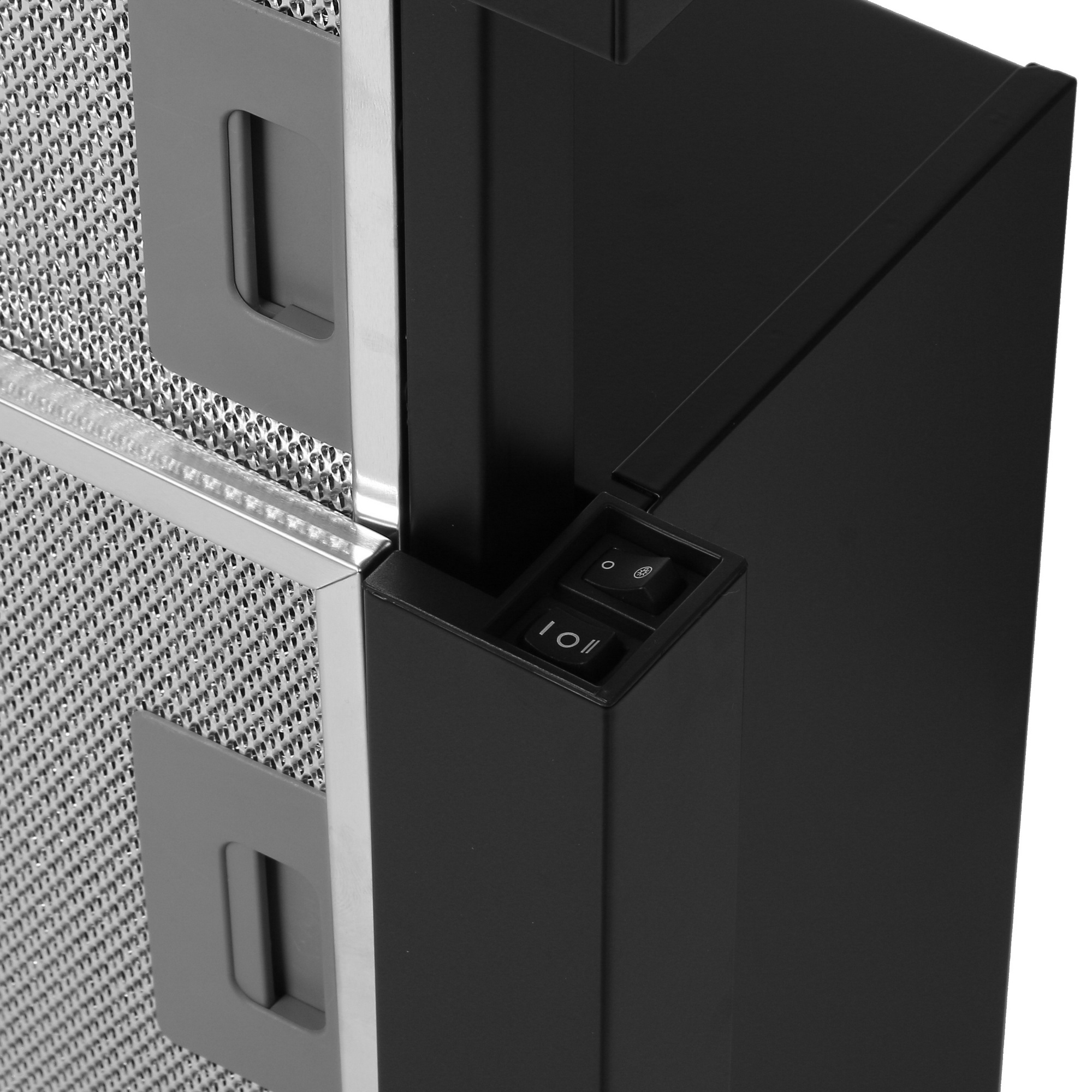 8160080 Вытяжка телескопическая HOMSair FLAT 50 черный/черный STDN-0039778 - Вид №5