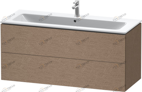 LC624301111 Тумбочка подвесная L-Cube #LC6243 1220 x 481 мм Кашемировый дуб Duravit