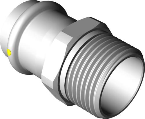 486 280 Модель 0211 Трубопроводные системы  Sanpress Inox G  Переходники/​переходные угольники Santreyd  - Вид №2