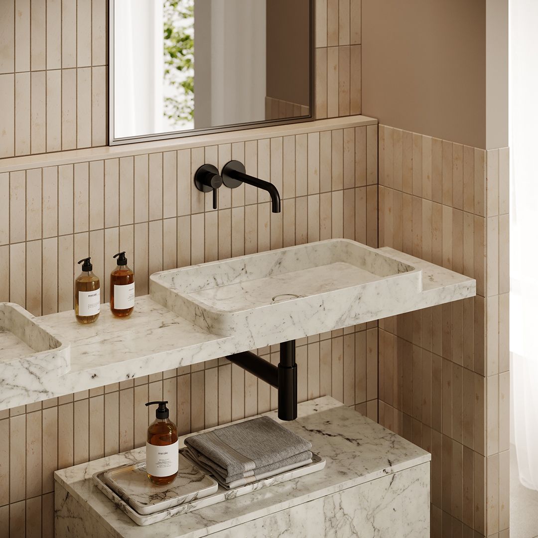 Двойная мраморная подвесная раковина с ящиками Maami Home Guimo ARCH-00146806 - Вид №2