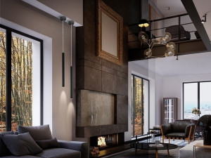 085355 Подвесной светильник 1L черный Schuller Varas