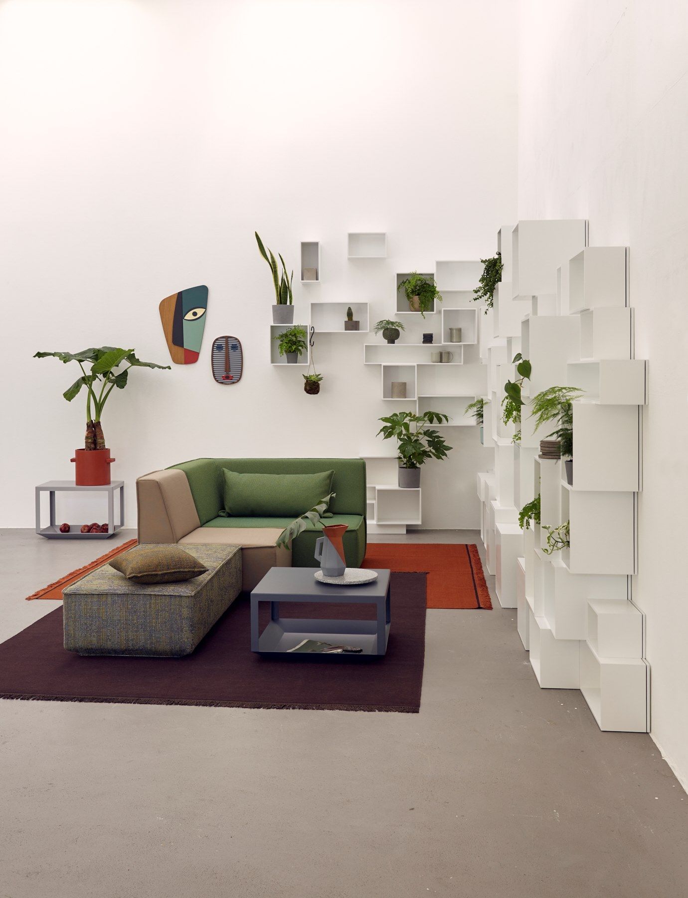 2-местный модульный тканевый диван Cubit by Mymito ARCH-00132467 - Вид №22