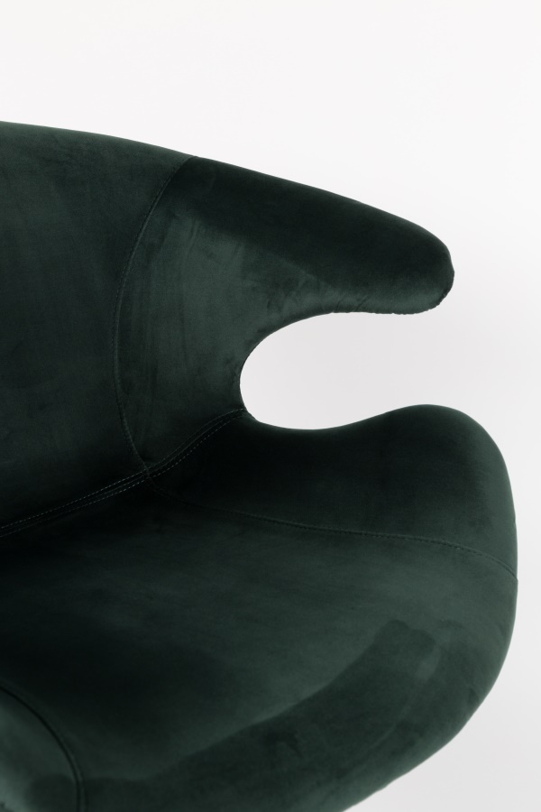 Кресло Mia зеленое бархатное Zuiver 1200148 - Вид №9