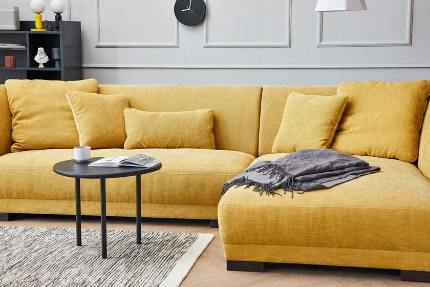 Grado Design 3-х местный тканевый диван с шезлонгом Halle Hal - sf - rc - Вид №8