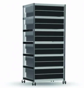 Alias Комод из метакрилата на колесиках Sec