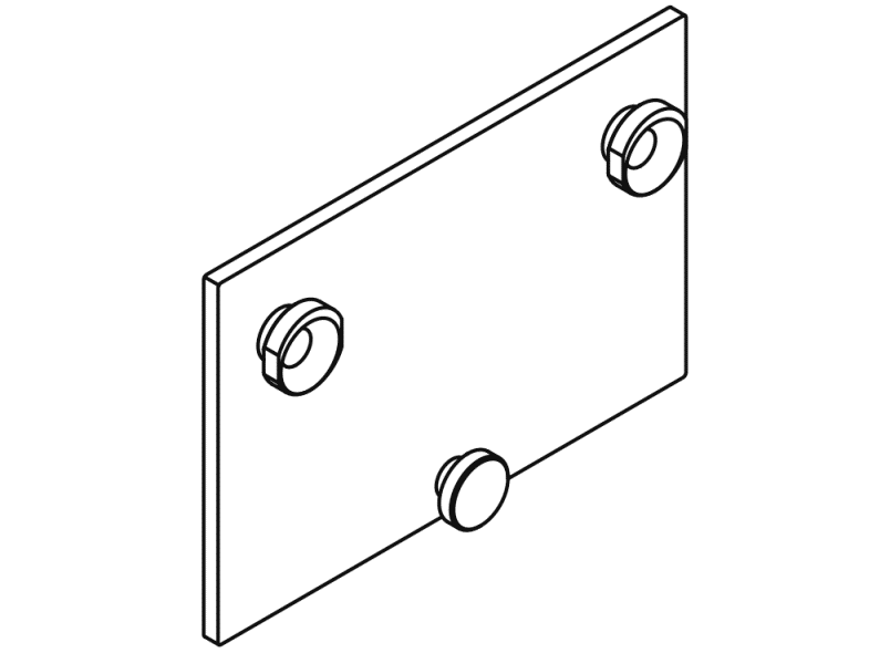 900.51.00140 Монтажная пластина HEWI System 900 - Вид №2