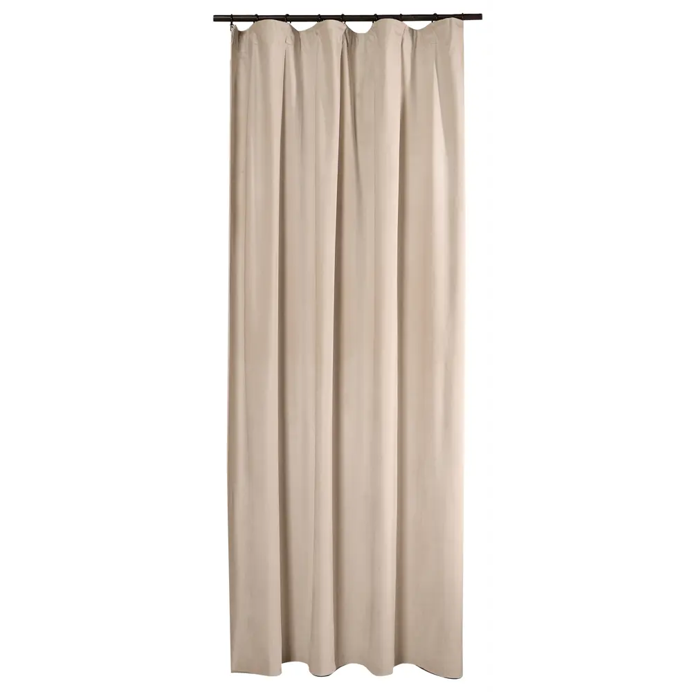 KREAFORTA Annalise - штора блэкаут с велюровым покрытием 200×280 см экрю 89407414 STLM-1583844 - Вид №1