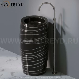 L100T0R0VT.411P Напольная раковина стоящая круглая A. e T. Italia SPOT