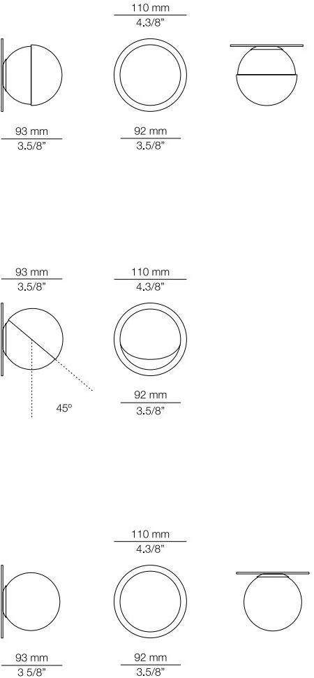 Estiluz Настенный светильник из стекла с диммером Alfi A-3740 - Вид №2