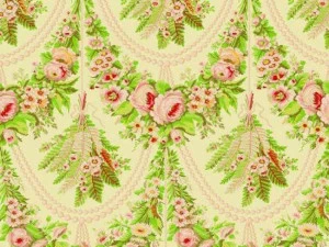 LELIEVRE Ткань в стиле Людовика XVI с цветочными мотивами Exception