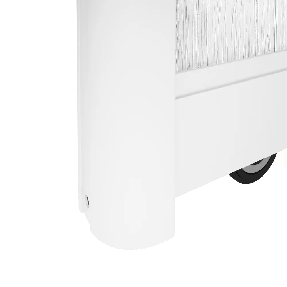 Дверь-купе Spaceo 2255х904 мм, высота проема 2300 мм, ЛДСП, цвет белый STLM-2079889 - Вид №3