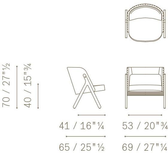 Poltrona Frau Мягкое кресло La collezione - divani e poltrone sun-id-1441663 - Вид №5