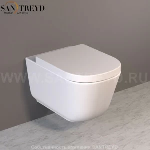 311530 Подвесной унитаз настенный Белый Kerasan Flo Италия