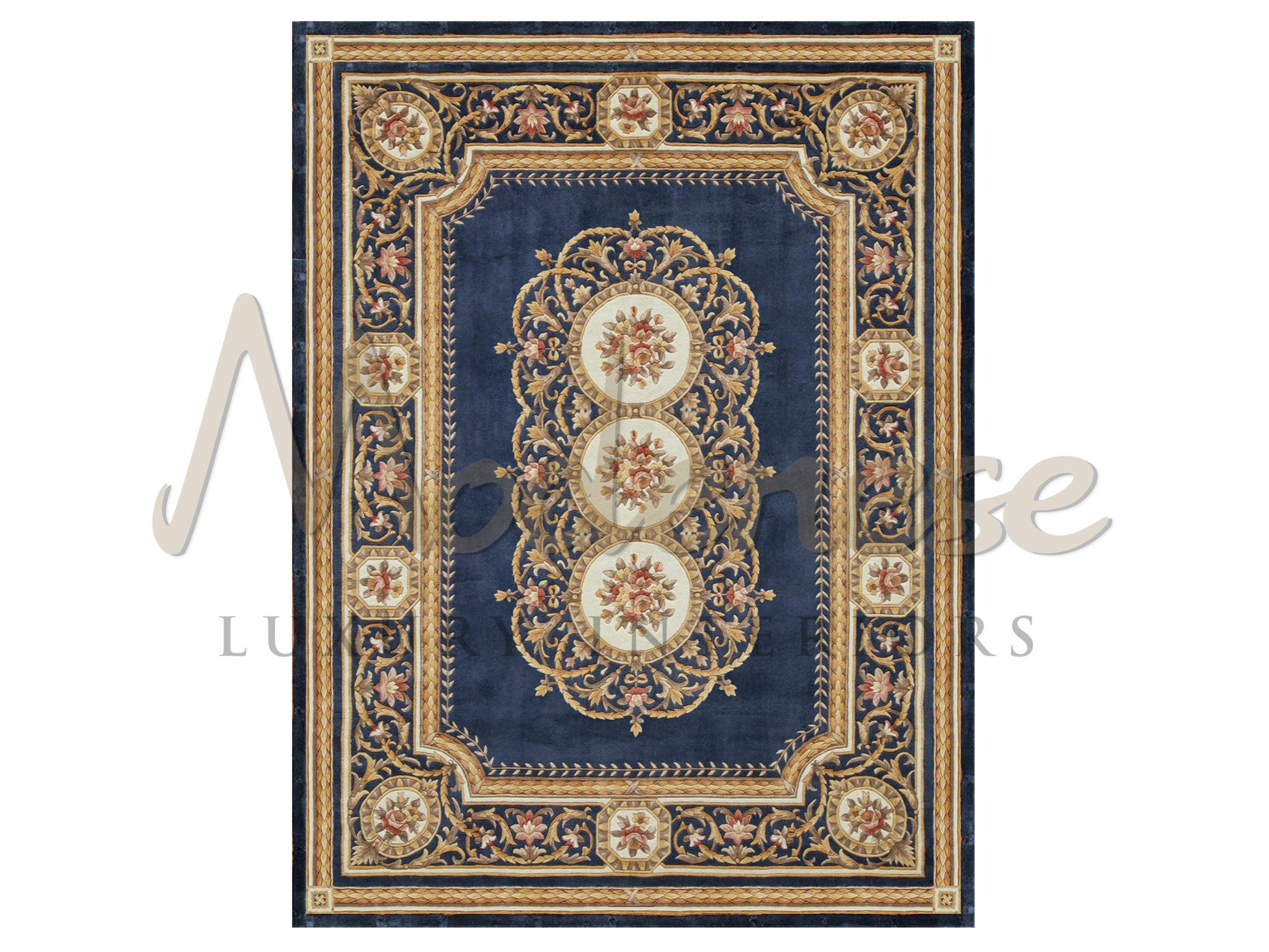 Шелковый прямоугольный ковер Modenese Luxury Interiors ковры и ковры ARCH-00065877