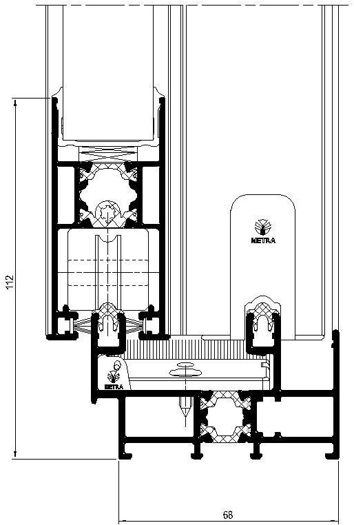 METRA Алюминиевое раздвижное окно с терморазрывом sun-id-1354562 - Вид №6