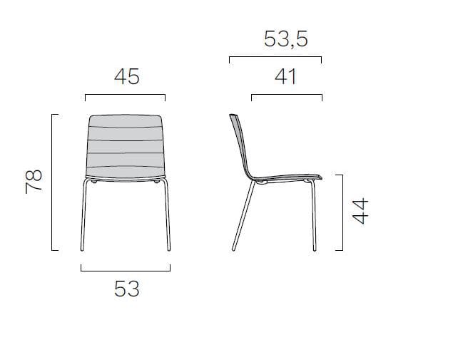 Тканевый стул для зала ожидания FREZZA Yo Upholstered / Strip ARCH-00080989 - Вид №1
