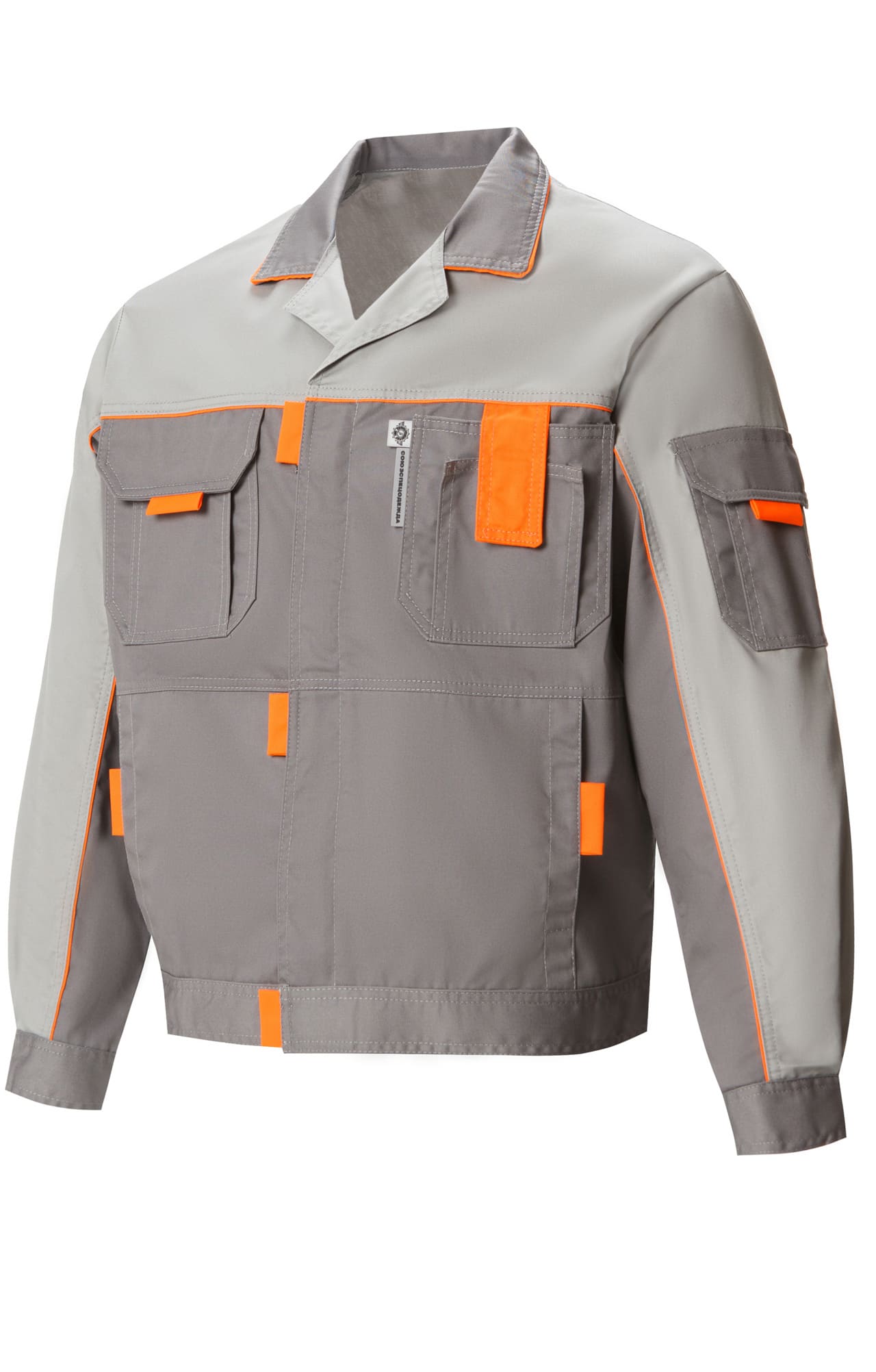 65224 Костюм "Профессионал-1" темно-серый со светло-серым  Летняя спецодежда  размер 56-58/194-200  - Вид №1