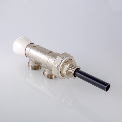 VT.025.N.E04100 Узел инжекторный для подключения радиатора Valtec 1/2" х 100 % х 3/4, "евроконус"  - Вид №1