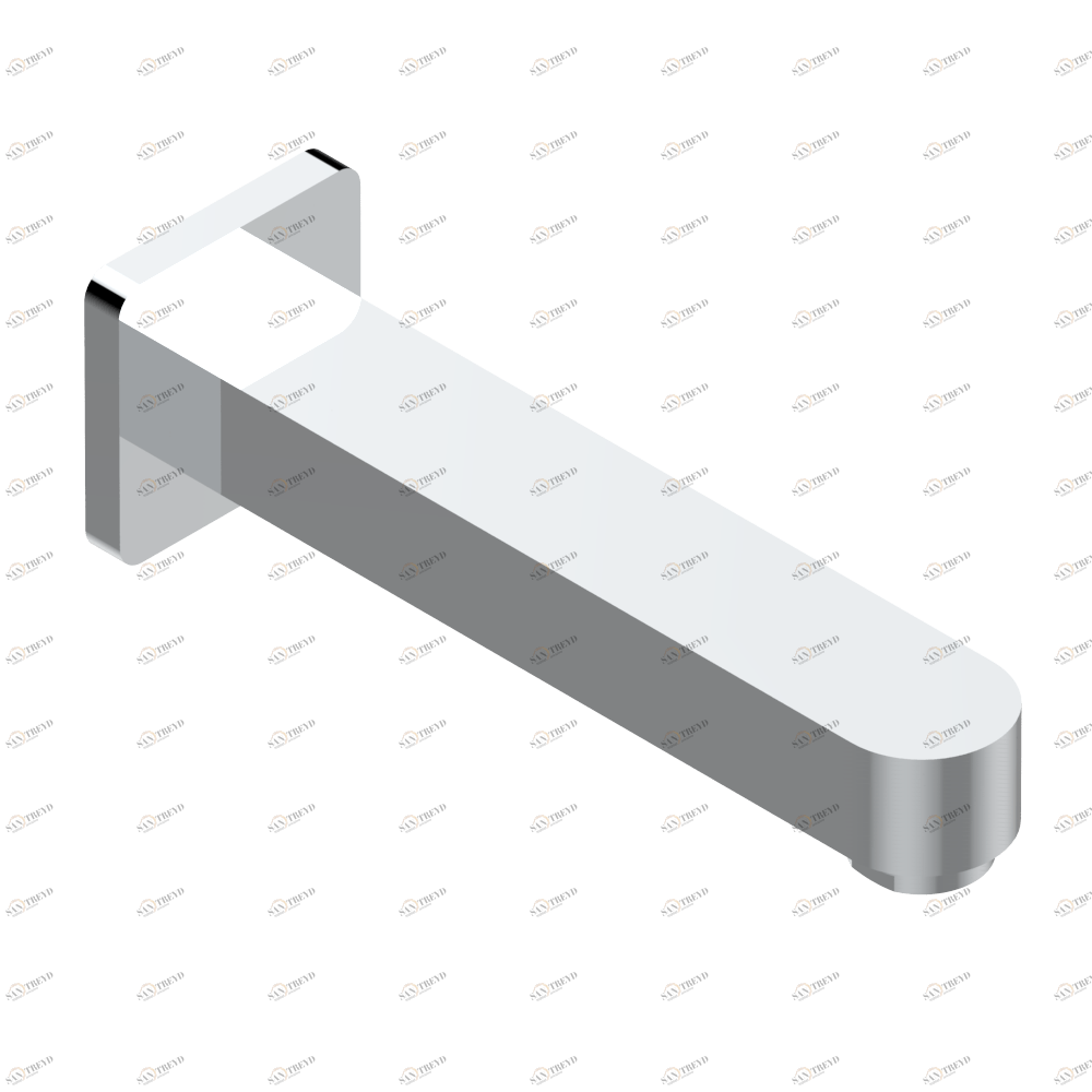 A6A-22G Излив для ванны встраиваемый в стену - ГОЛИАФ Thg-paris Profil Хромированный A6A 22G  A02 CAT.A