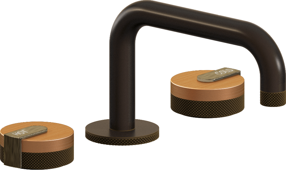 E-11510-R1BRG-L1VBB-OB Смеситель для умывальника на 3 отвертия GRAFF MOD+