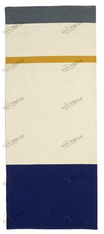 valerie_objects Прямоугольный коврик ручной работы из шерсти в полоску  V7017002l/m/s 