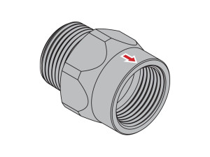 Соединение GST® версия с наружной / внутренней резьбой