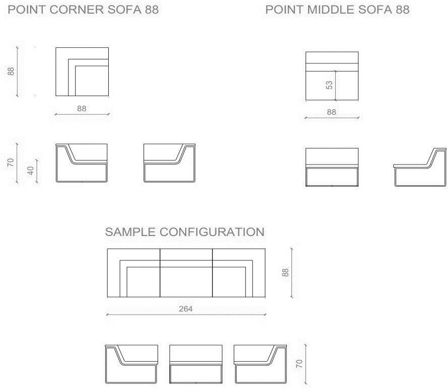 B&T Design Модульный тканевый диван sun-id-1474504 - Вид №4