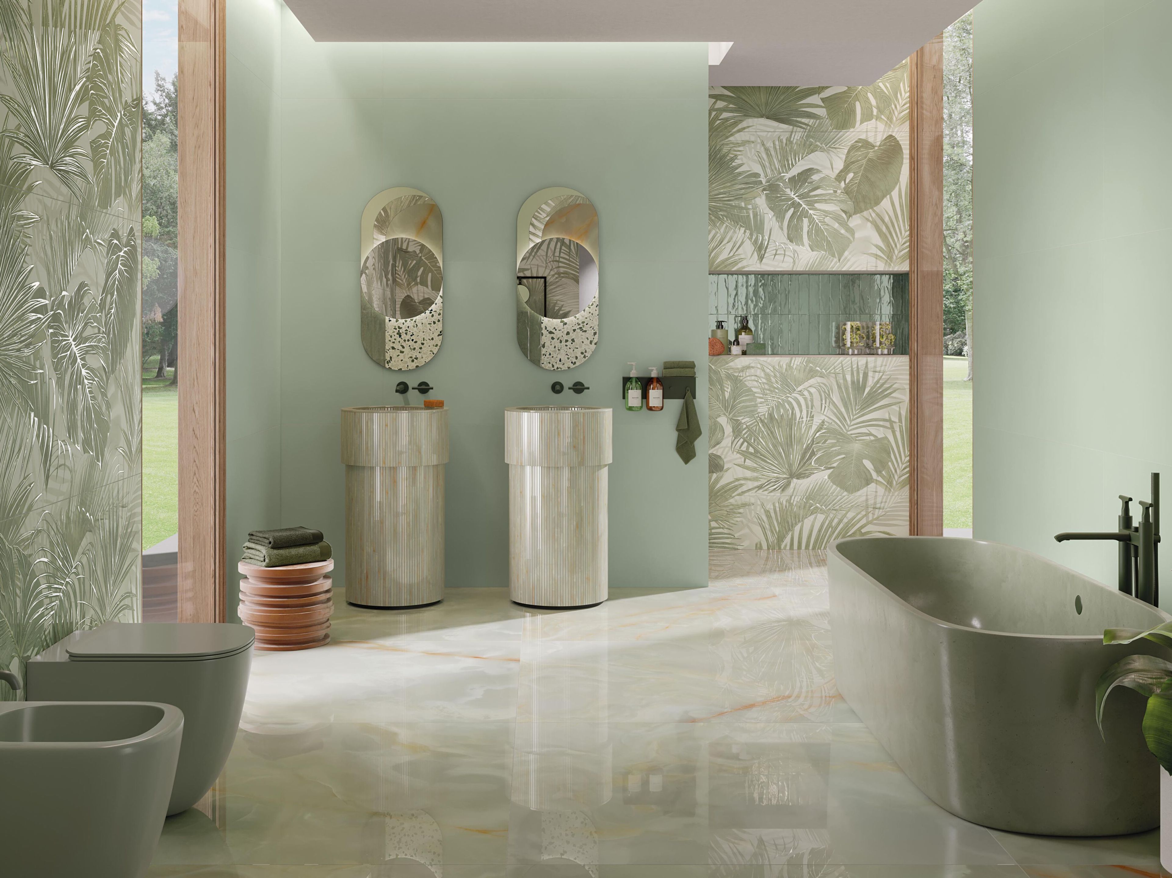 Белая паста с эффектом цемента и декоративная коробка FAP ceramiche Color &gt ARCH-00082087