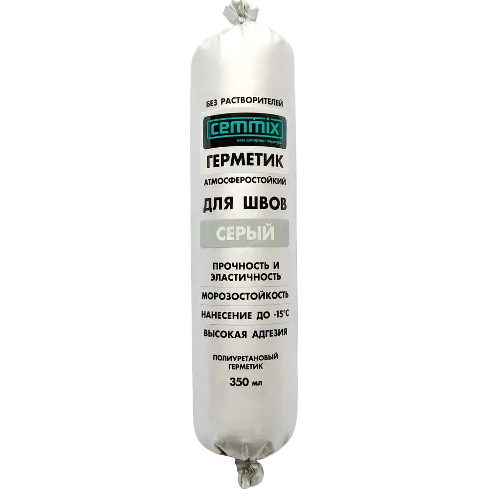 Полиуретановый клей-герметик Cemmix для герметизации швов 350 мл 83742223 STLM-0044206