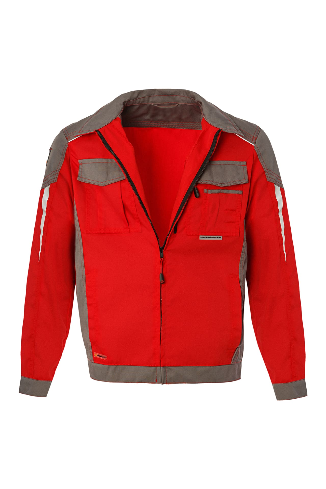 70060 Костюм  NEW красный с серым STATUS  Летняя спецодежда  размер 60-62/182-188  - Вид №3