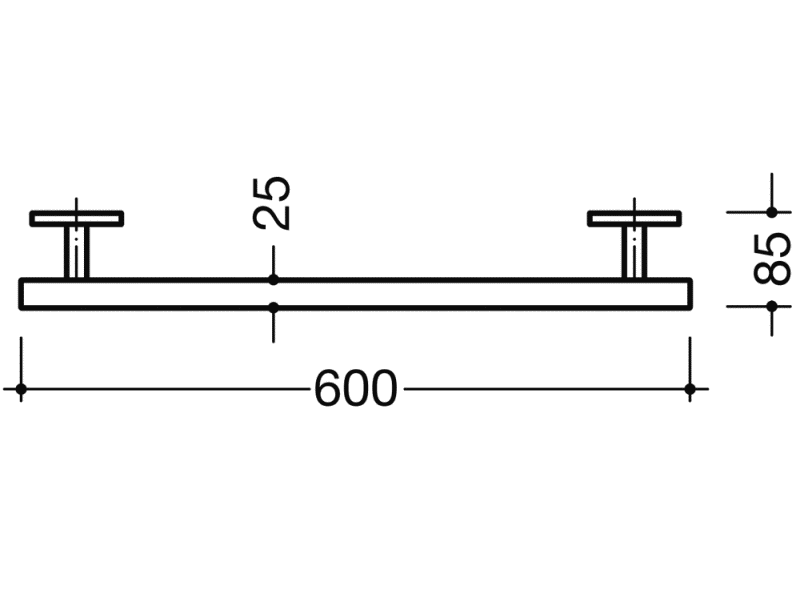 950.36.63040 ручка для захвата HEWI System 800 - Вид №7