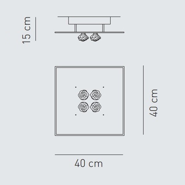 Светильник настенно-потолочный Axo Light PLSHIRAMCSCRR7S 55290 - Вид №4
