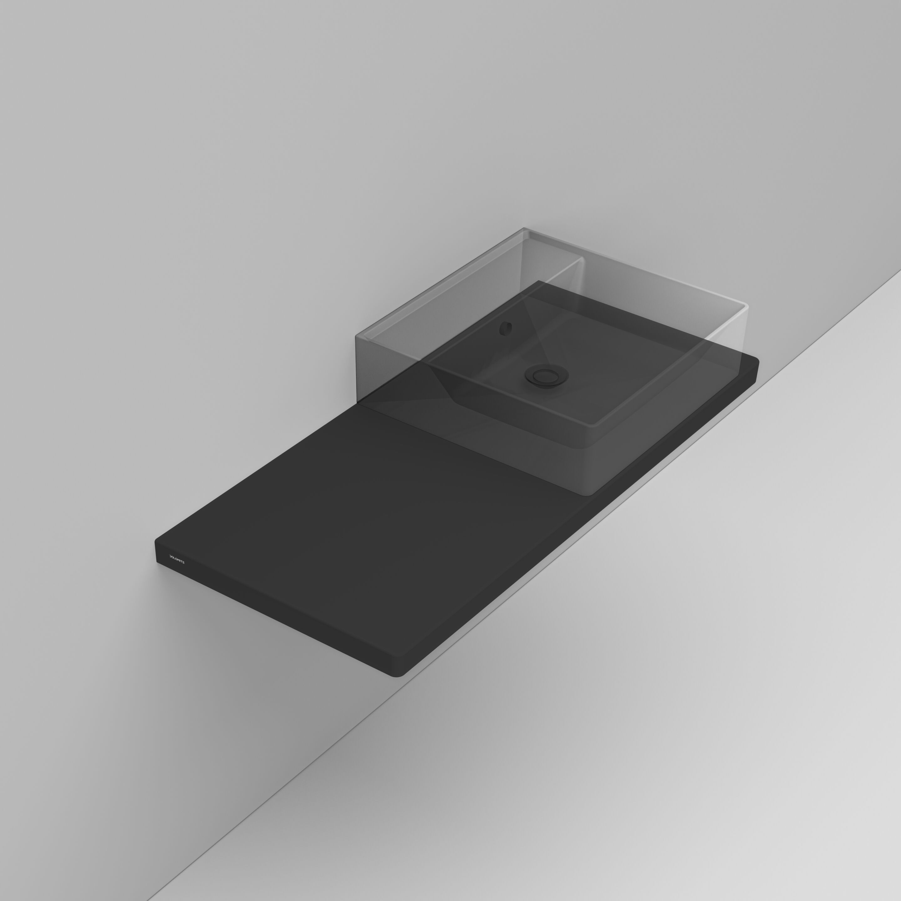 Керамическая столешница с одной раковиной Ceramica Dolomite FLAT ARCH-00021616 - Вид №3