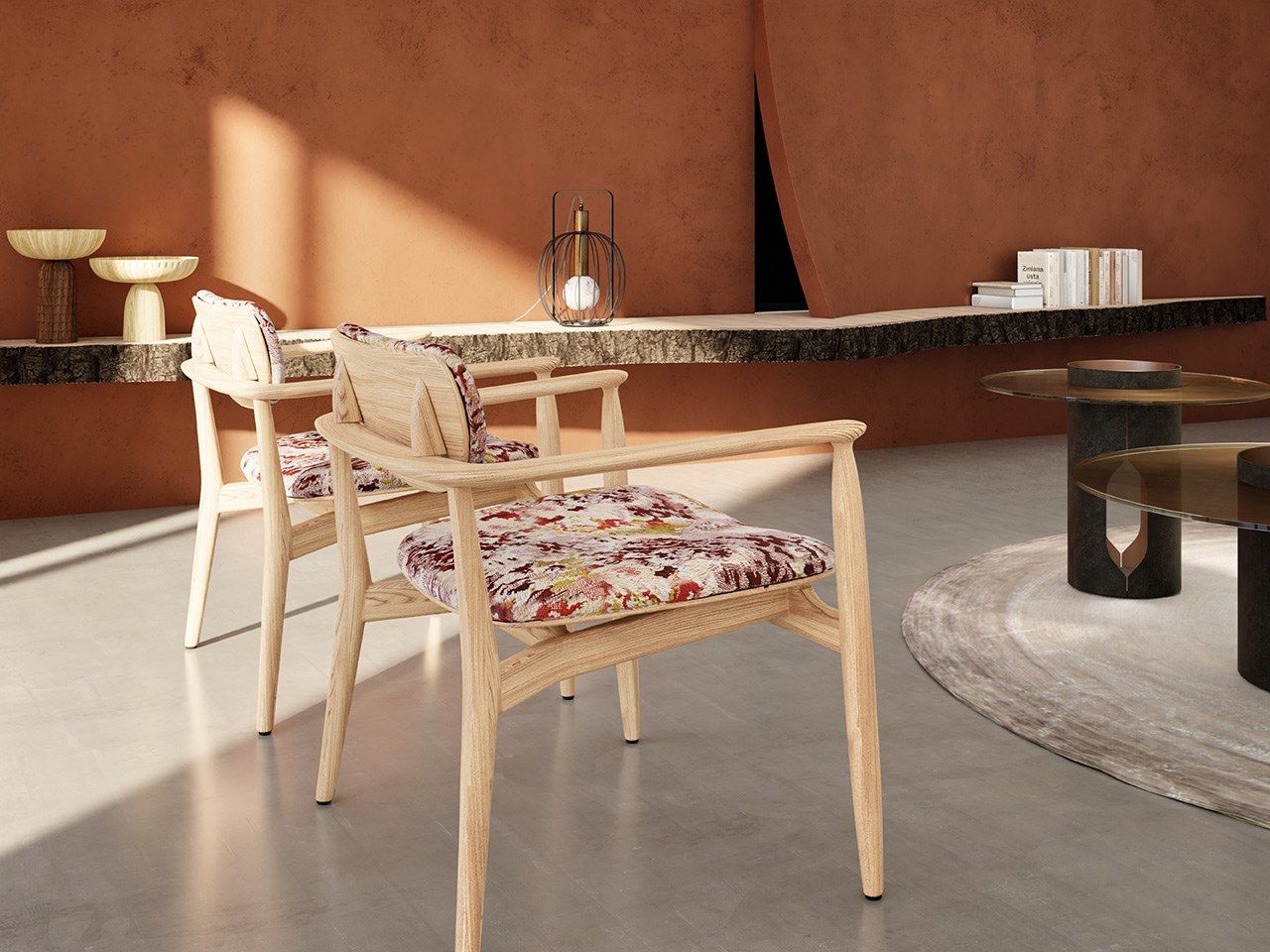 Тканевое кресло с подлокотниками Borzalino REGINA ARCH-00007193 - Вид №3