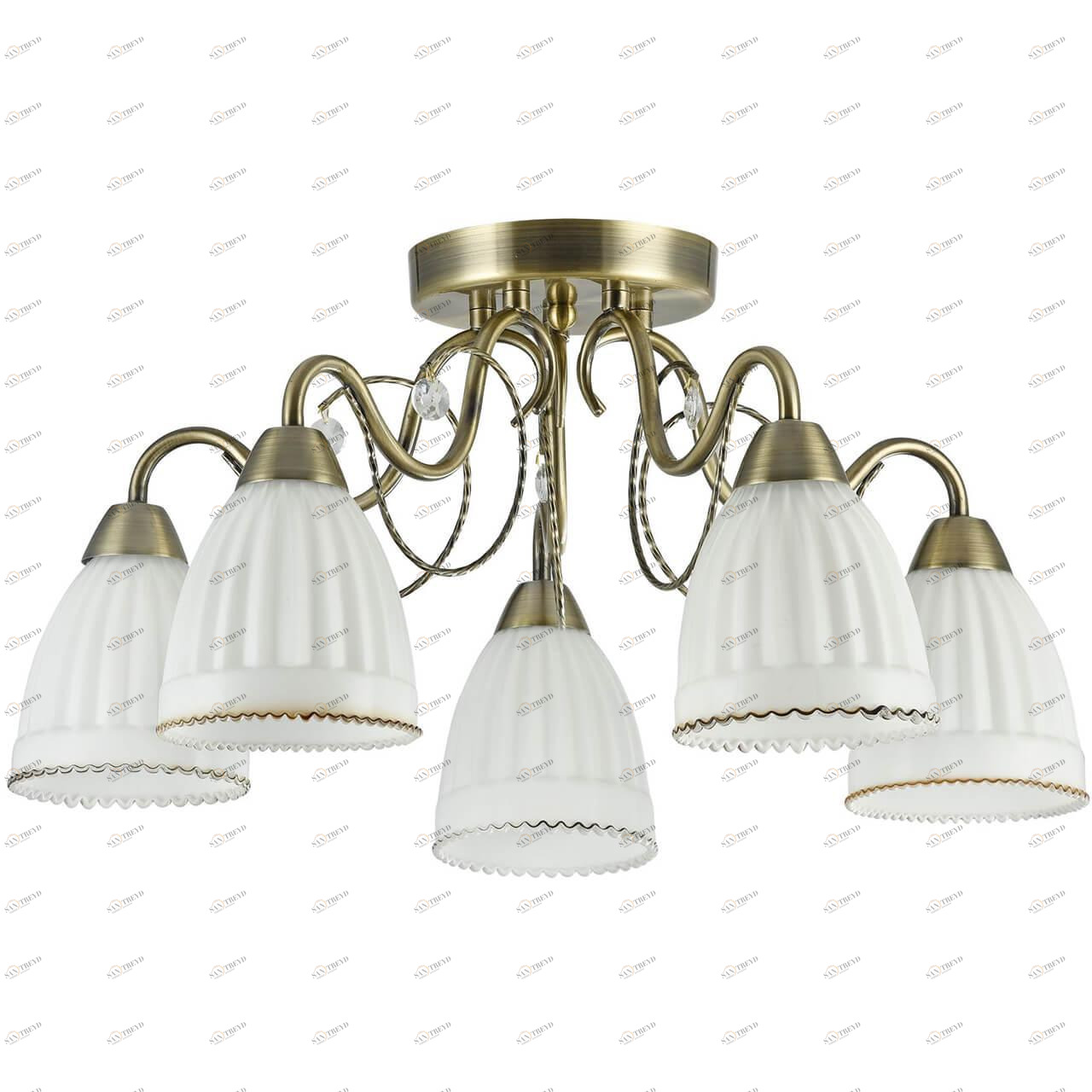 Потолочная люстра Freya Letizia FR2757-PL-05-BZ FREYA LETIZIA 184034 Белый