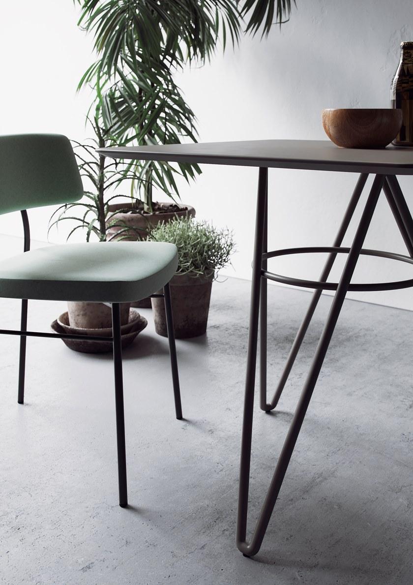 TrabA' Круглый металлический стол Self 0125-r-self-table - Вид №3