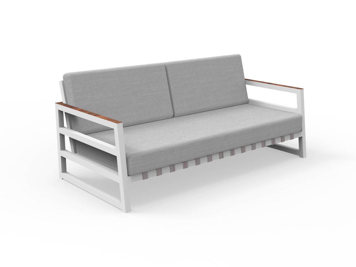 2-местный тканевый садовый диван Talenti Alabama Alu ARCH-00097996 - Вид №7