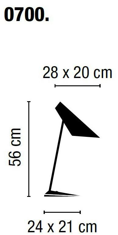 Vibia Настольная лампа из поликарбоната I.cono 0700 - Вид №5