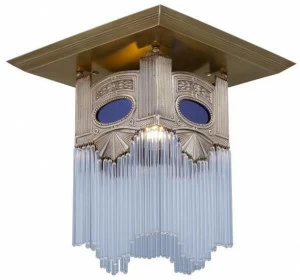 Patinas Lighting Потолочный светильник из латуни ручной работы Triest