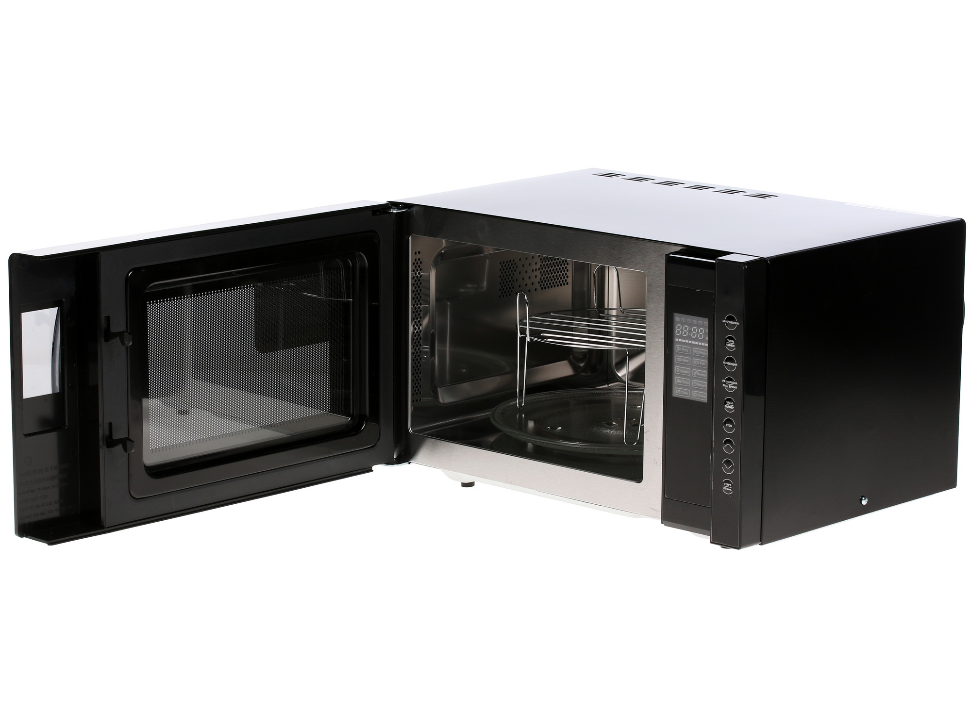 1018909 Микроволновая печь BBK 23MWC-881T/B-M зеркальный, черный STDN-0137654 - Вид №4