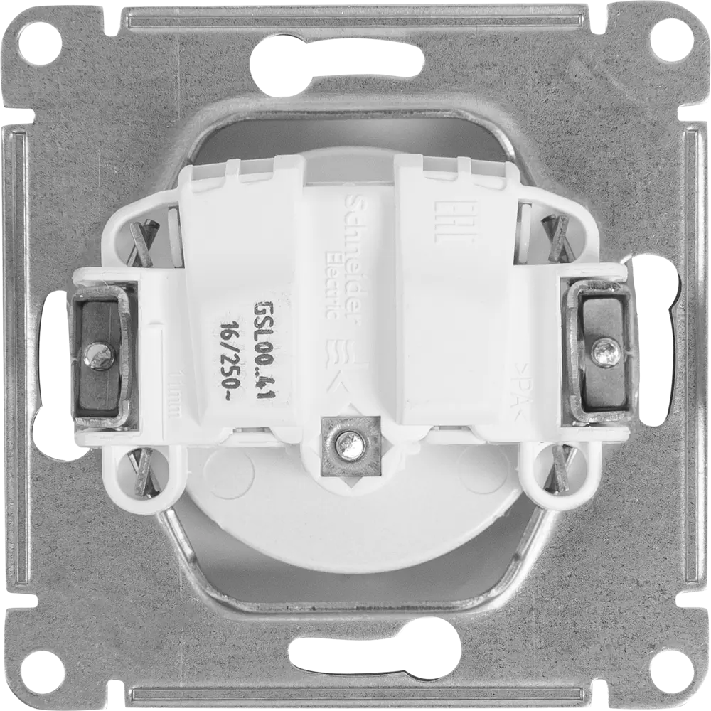 Schneider Electric Glossa — розетка скрытого монтажа в платиновом исполнении 84693601 STLM-0053745 - Вид №3