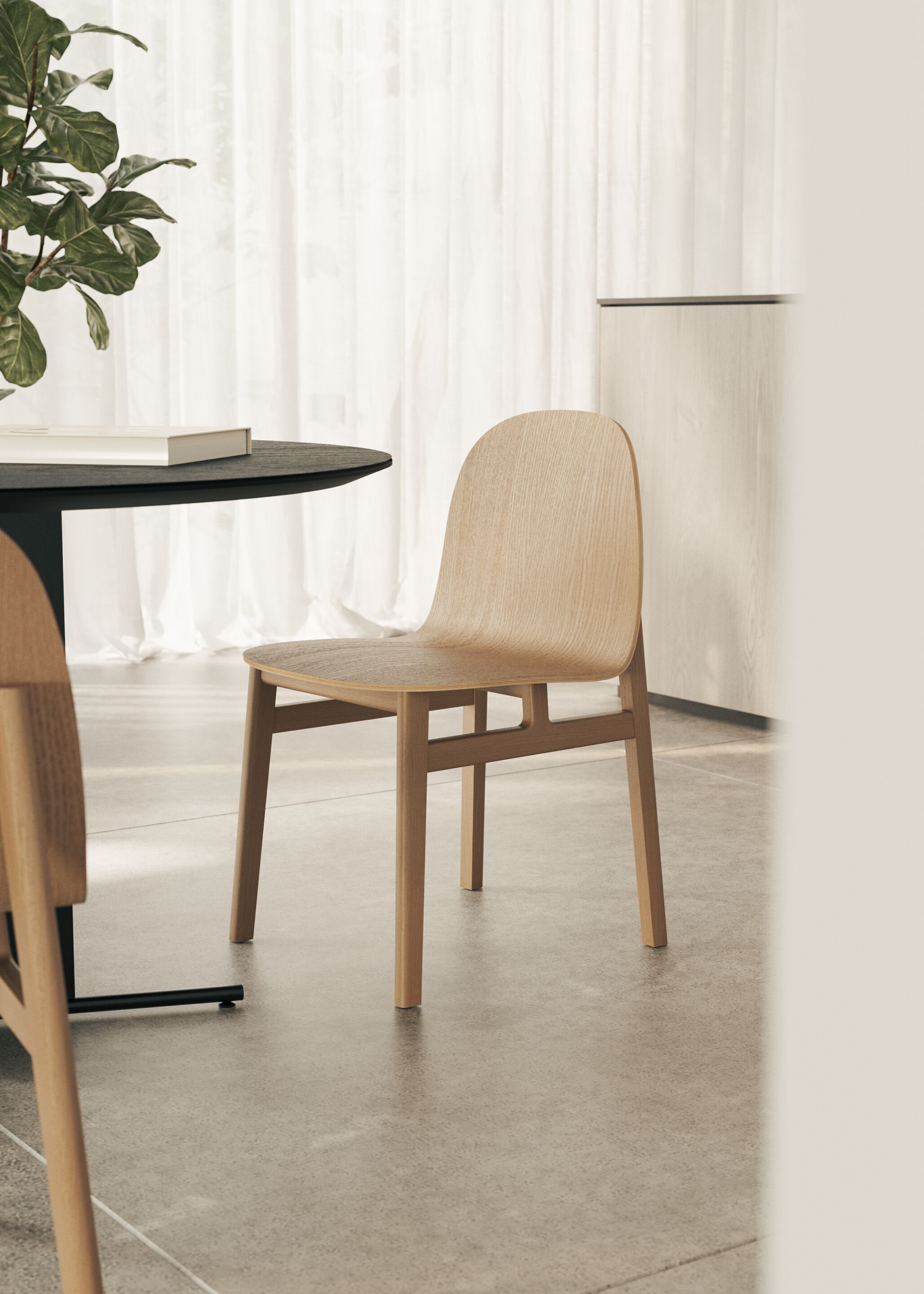 Деревянный стул Omelette Editions TERRA WOOD ARCH-00138687 - Вид №3