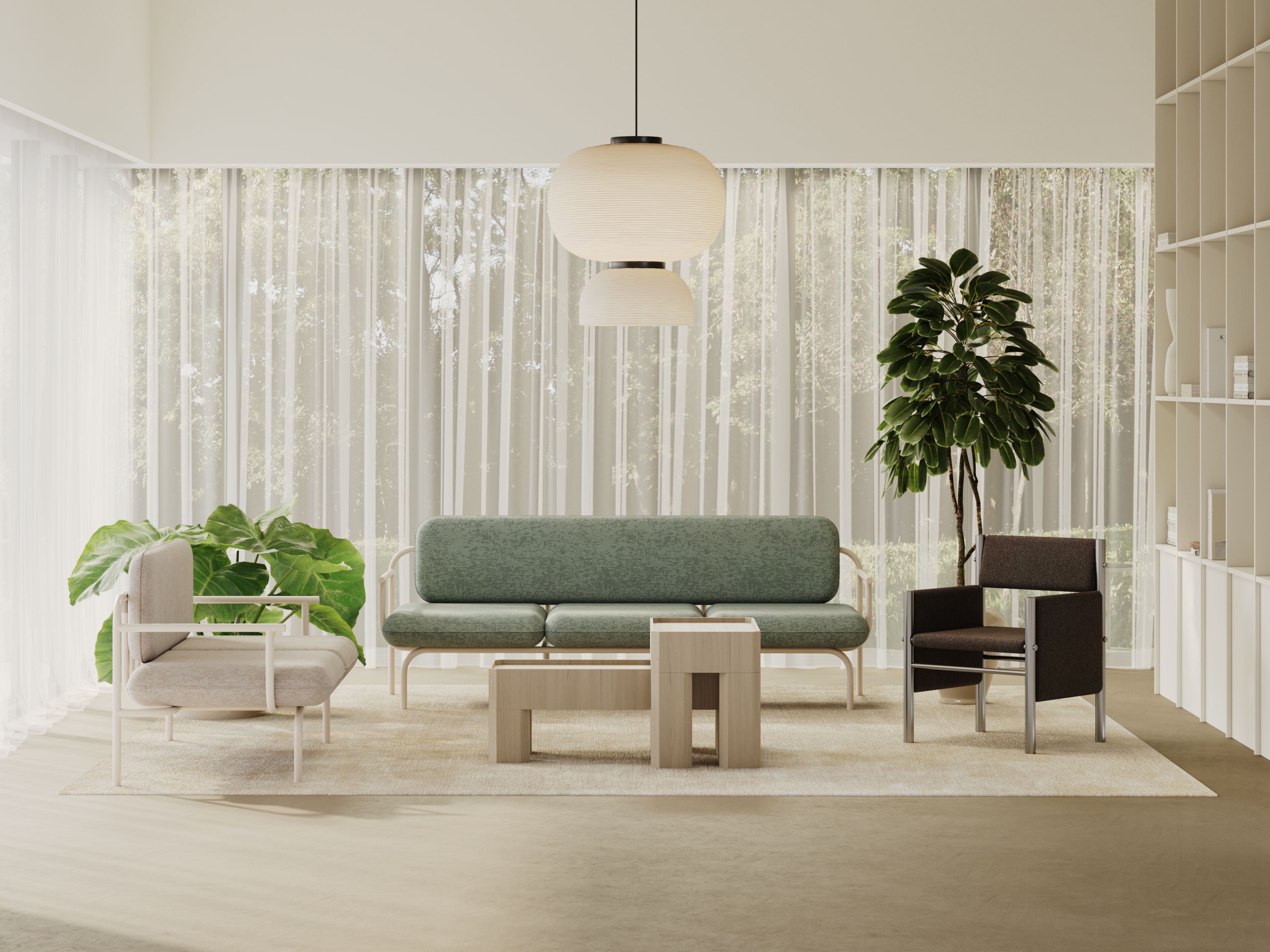 Деревянный квадратный журнальный столик Joyf блок ARCH-00046907 - Вид №3